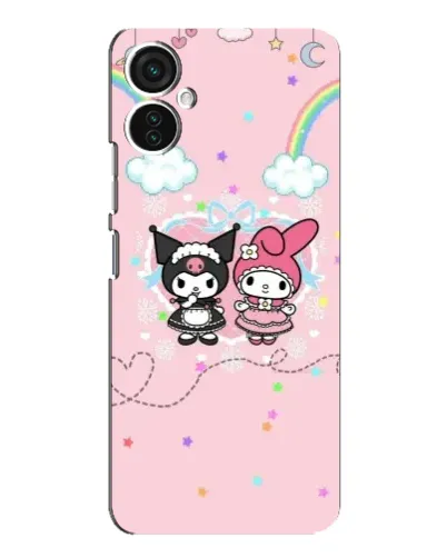 Чехол для TECNO Spark 9 Pro с картинкой «My Melody и Kuromi»