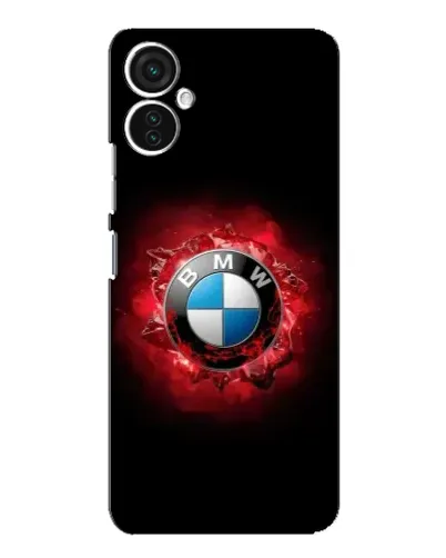 Чехол для TECNO Spark 9 Pro с картинкой «Логотип BMW — вспышка»