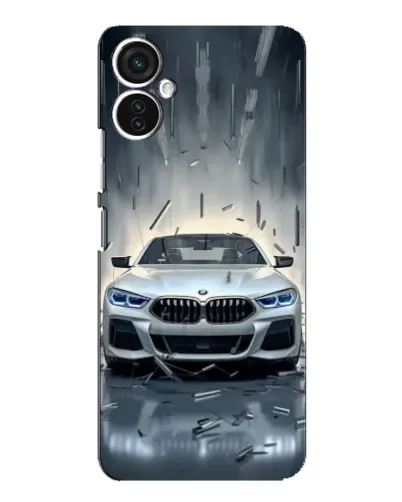 Чехол для TECNO Spark 9 Pro с картинкой «BMW в свете фар»