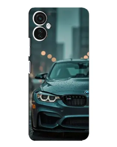 Чехол для TECNO Spark 9 Pro с картинкой «BMW в огнях города»