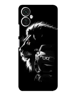 Чохол для TECNO Spark 9 Pro з картинкою «BMW та лев» Чохол для TECNO Spark 9 Pro з картинкою «BMW та лев»