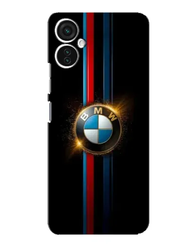 Чехол для TECNO Spark 9 Pro с картинкой «BMW M-Power неон»