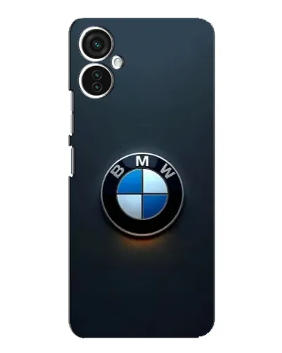 Чехол для TECNO Spark 9 Pro с картинкой «Логотип BMW — минимализм»