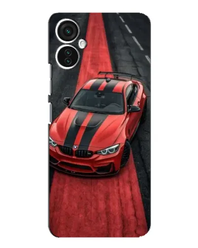 Чехол для TECNO Spark 9 Pro с картинкой «BMW на красной дорожке»