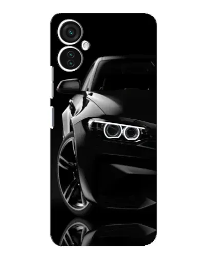 Чехол для TECNO Spark 9 Pro с картинкой «Черная BMW — профиль» Чехол для TECNO Spark 9 Pro с картинкой «Черная BMW — профиль»