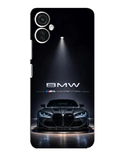 Чехол для TECNO Spark 9 Pro с картинкой «BMW сквозь ночной город» Чехол для TECNO Spark 9 Pro с картинкой «BMW сквозь ночной город»