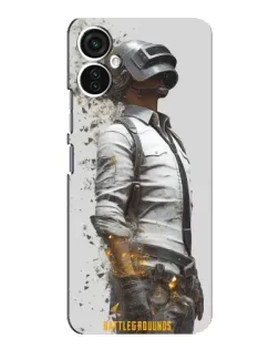 Чехол для TECNO Spark 9 Pro с картинкой «PUBG — боец в пыли»