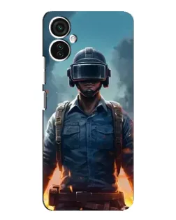 Чехол для TECNO Spark 9 Pro с картинкой «PUBG — реалистичный герой»
