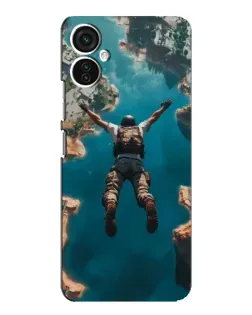 Чехол для TECNO Spark 9 Pro с картинкой «PUBG — свободное падение»