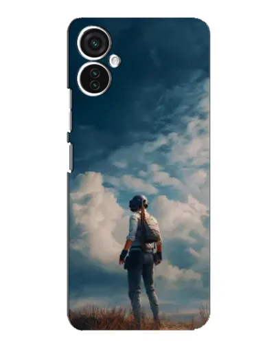 Чехол для TECNO Spark 9 Pro с картинкой «Герой PUBG на скале» Чехол для TECNO Spark 9 Pro с картинкой «Герой PUBG на скале»