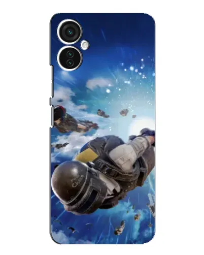 Чехол для TECNO Spark 9 Pro с картинкой «Десант PUBG — прыжок» Чехол для TECNO Spark 9 Pro с картинкой «Десант PUBG — прыжок»