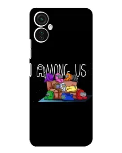 Чехол для TECNO Spark 9 Pro с картинкой «Логотип Among Us»
