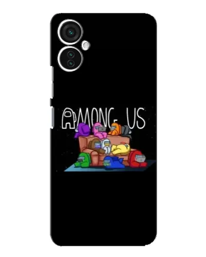 Чехол для TECNO Spark 9 Pro с картинкой «Логотип Among Us»
