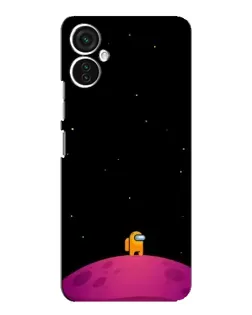 Чехол для TECNO Spark 9 Pro с картинкой «Одинокий герой на планете»