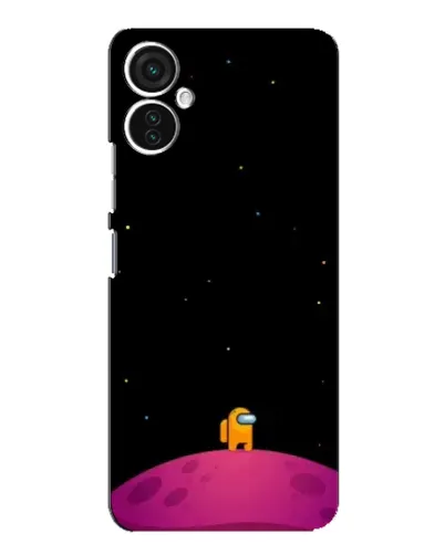 Чехол для TECNO Spark 9 Pro с картинкой «Одинокий герой на планете»