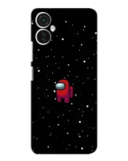 Чехол для TECNO Spark 9 Pro с картинкой «Красный Among Us»