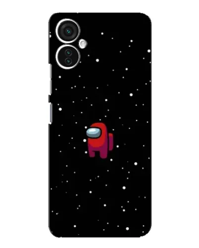 Чехол для TECNO Spark 9 Pro с картинкой «Красный Among Us»