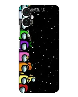 Чехол для TECNO Spark 9 Pro с картинкой «Команда Among Us»
