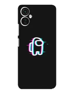 Чехол для TECNO Spark 9 Pro с картинкой «Among Us неон»