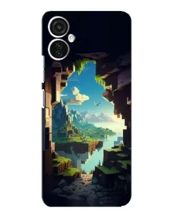 Чехол для TECNO Spark 9 Pro с картинкой «Вид из пещеры»
