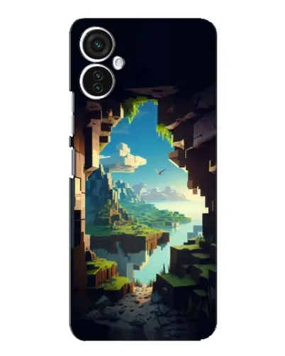 Чехол для TECNO Spark 9 Pro с картинкой «Вид из пещеры»