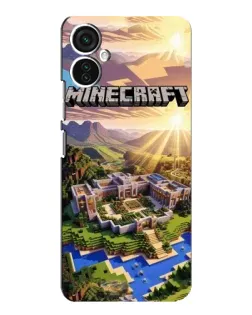 Чехол для TECNO Spark 9 Pro с картинкой «Minecraft панорама»