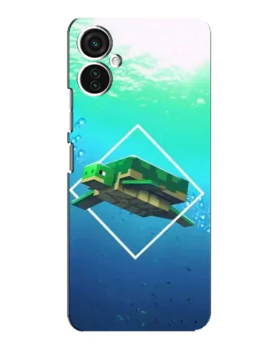Чехол для TECNO Spark 9 Pro с картинкой «Черепаха Minecraft» Чехол для TECNO Spark 9 Pro с картинкой «Черепаха Minecraft»