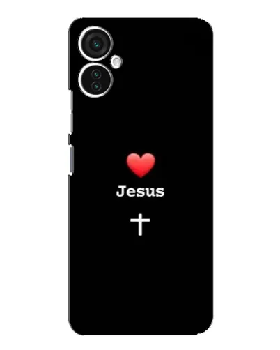 Чехол для TECNO Spark 9 Pro с картинкой «Сердце - Jesus» Чехол для TECNO Spark 9 Pro с картинкой «Сердце - Jesus»