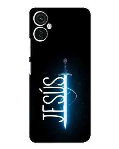 Чехол для TECNO Spark 9 Pro с картинкой «Меч Духа Jesus» Чехол для TECNO Spark 9 Pro с картинкой «Меч Духа Jesus»