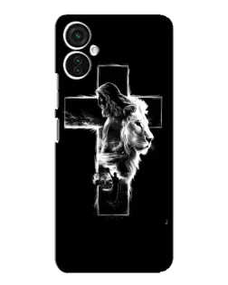 Чехол для TECNO Spark 9 Pro с картинкой «Сияющий крест Jesus»
