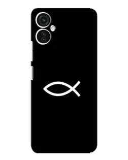 Чехол для TECNO Spark 9 Pro с картинкой «Символ рыбы Jesus»