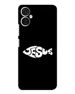 Чехол для TECNO Spark 9 Pro с картинкой «Рыба Jesus»