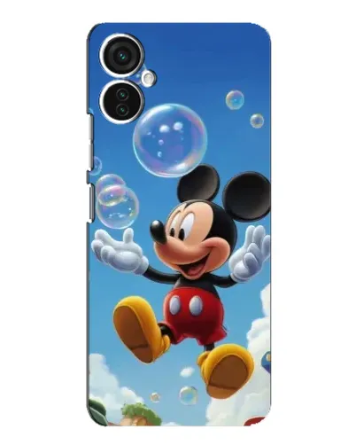Чехол для TECNO Spark 9 Pro с картинкой «Mickey и мыльные пузыри»