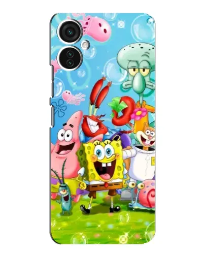 Чехол для TECNO Spark 9 Pro с картинкой «Губка Боб и друзья» Чехол для TECNO Spark 9 Pro с картинкой «Губка Боб и друзья»