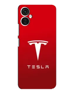 Чехол для TECNO Spark 9 Pro с картинкой «Tesla Red Classic»
