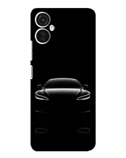 Чехол для TECNO Spark 9 Pro с картинкой «Силуэт Tesla Night»