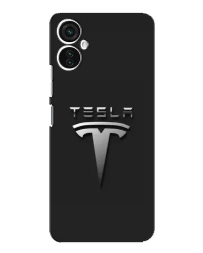 Чехол для TECNO Spark 9 Pro с картинкой «Стальной логотип Tesla» Чехол для TECNO Spark 9 Pro с картинкой «Стальной логотип Tesla»