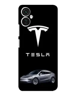 Чехол для TECNO Spark 9 Pro с картинкой «Tesla Model Y»