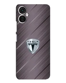 Чехол для TECNO Spark 9 Pro с картинкой «Металлическая текстура Tesla»
