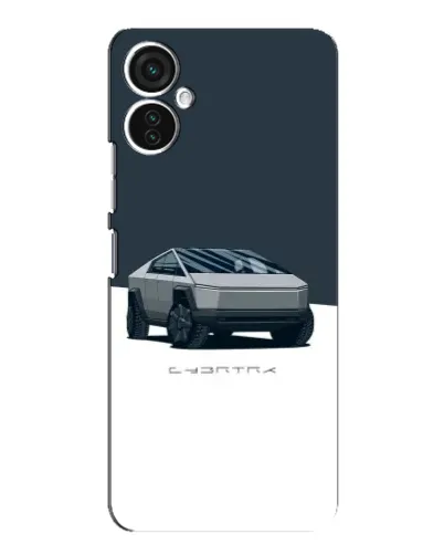 Чехол для TECNO Spark 9 Pro с картинкой «Серебристый Cybertruck Tesla» Чехол для TECNO Spark 9 Pro с картинкой «Серебристый Cybertruck Tesla»