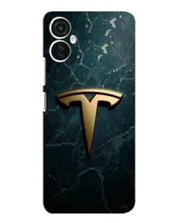 Чехол для TECNO Spark 9 Pro с картинкой «Мраморная Tesla Gold»