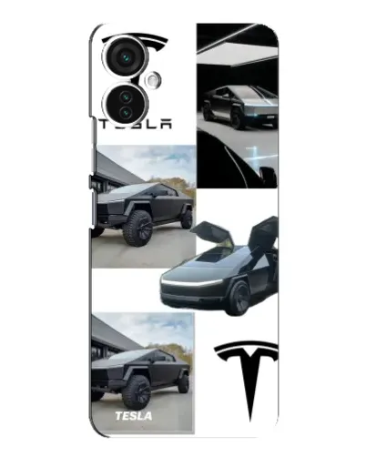 Чехол для TECNO Spark 9 Pro с картинкой «Коллаж Cybertruck Tesla» Чехол для TECNO Spark 9 Pro с картинкой «Коллаж Cybertruck Tesla»