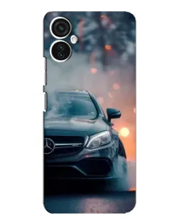 Чехол для TECNO Spark 9 Pro с картинкой «Mercedes — ночной город»