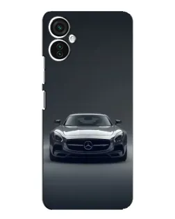 Чехол для TECNO Spark 9 Pro с картинкой «Mercedes на черном»