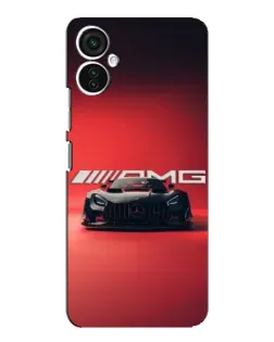 Чехол для TECNO Spark 9 Pro с картинкой «Mercedes AMG — красная линия»