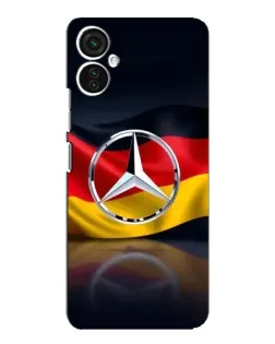 Чехол для TECNO Spark 9 Pro с картинкой «Mercedes — флаг Германии»