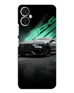 Чехол для TECNO Spark 9 Pro с картинкой «Темный Mercedes AMG»