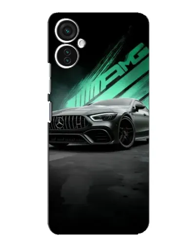 Чехол для TECNO Spark 9 Pro с картинкой «Темный Mercedes AMG» Чехол для TECNO Spark 9 Pro с картинкой «Темный Mercedes AMG»