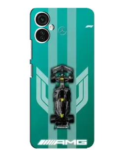 Чехол для TECNO Spark 9 Pro с картинкой «Mercedes AMG Petronas»