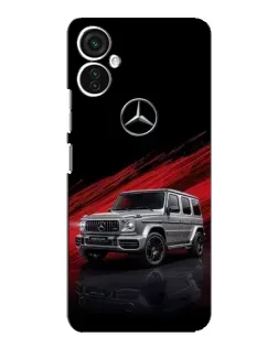 Чехол для TECNO Spark 9 Pro с картинкой «Mercedes G-Class красный»